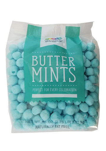 Party Sweets Blue Buttermints, Appx. 350 Pieces From Hospitality Mints, 2.75 Pound (Pack Of 1)