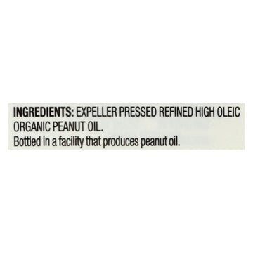 Spectrum Naturals Refined Organic Peanut Oil, 16 Oz (Pack of 12)