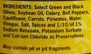 Enrico Formella Mild Muffuletta Salad - Gluten Free Italian Olive Mix - New Orleans Style Sandwich Spread (32oz)