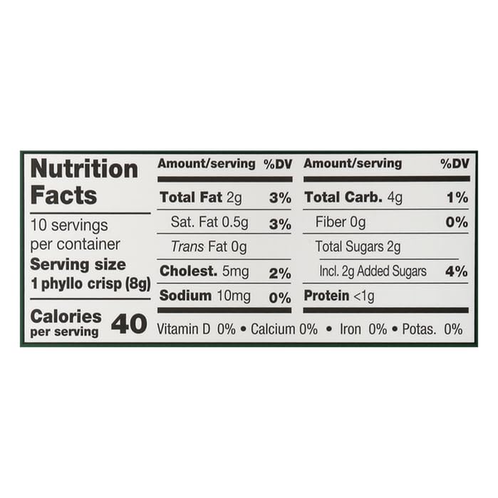 Nu Bake Phyllo Crisps - Apple Cinnamon Snack Bundle, 2 Pk, 2.8 oz, Brown Warm Tones