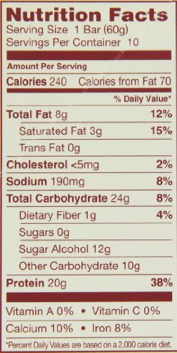 ThinkThin Protein Bar, Gluten Free Chocolate Fudge, 10 Count