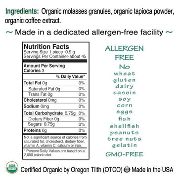 St. Claire'S Organic Herbal Pastilles, (Coffee, 8 Ounce Refill Bag) | Gluten-Free, Vegan, Gmo-Free, Plant-Based, Allergen-Free |