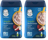 Gerber Baby Cereal Hearty Bits Multigrain Cereal Banana Apple Strawberry, 8 Ounce (Pack Of 2)