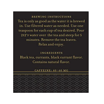 Harney & Sons Black Currant Loose Leaf Tea, 4 Ounce Tin