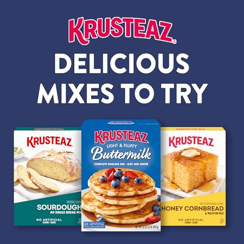 Krusteaz Wild Blueberry Muffin Mix, Blueberry Muffins Made With Real Blueberries, 17.1 oz Box