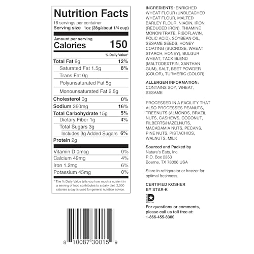 Honey Roasted Sesame Sticks 16oz (Pack of 2)