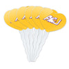 GRAPHICS & MORE Cupcake Picks Set of 6 - Acrylic Heart Decoration - Ashland University