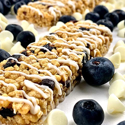 No Nuts! Vegan Protein Bars, 100% Nut Free, Blueberry & Vanilla, 12 Count