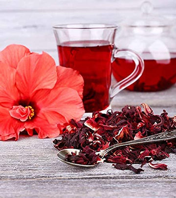 Herbs Botanica Organic Hibiscus Flowers Powder Hibiscus Sabdariffa Pure Naturally Processed For Hair And Skin Non Gmo Gluten Fre