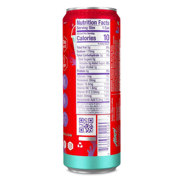 Alani Nu Cherry Slush Energy Drink - Sugar Free, Low Calorie, 200mg Caffeine, 12 Pack, 12 Fl Oz Cans