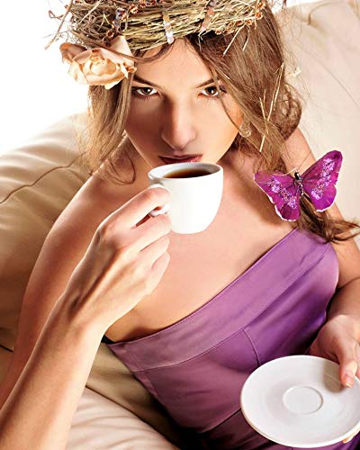 Skinnygirl Half Caff Coffee Pods, Medium Roast, 24 Count, Compatible with Keurig K Cups