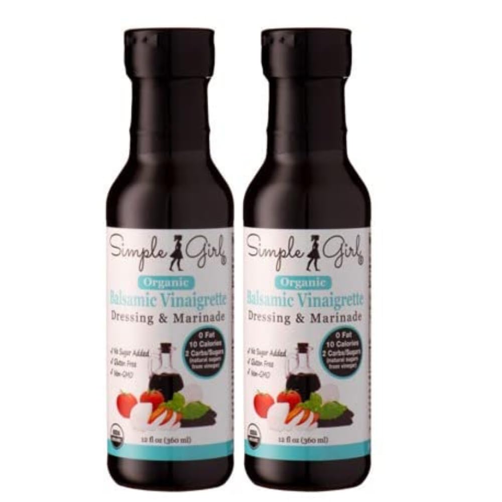 Simple Girl Organic Balsamic Vinaigrette, Low Sugar, Gluten Free, Vega – Groceryeshop Simple Girl Organic Balsamic Vinaigrette, Low Sugar, Gluten Free, Vega – Groceryeshop