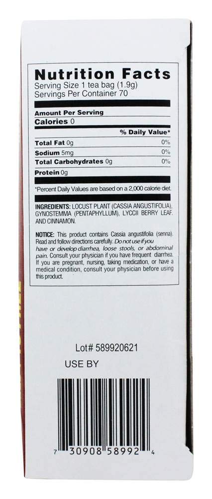 Body Breakthrough Herbal Dieters Tea Cinnamon Stick - 70 Tea Bags, 4.94 oz, Model 58992