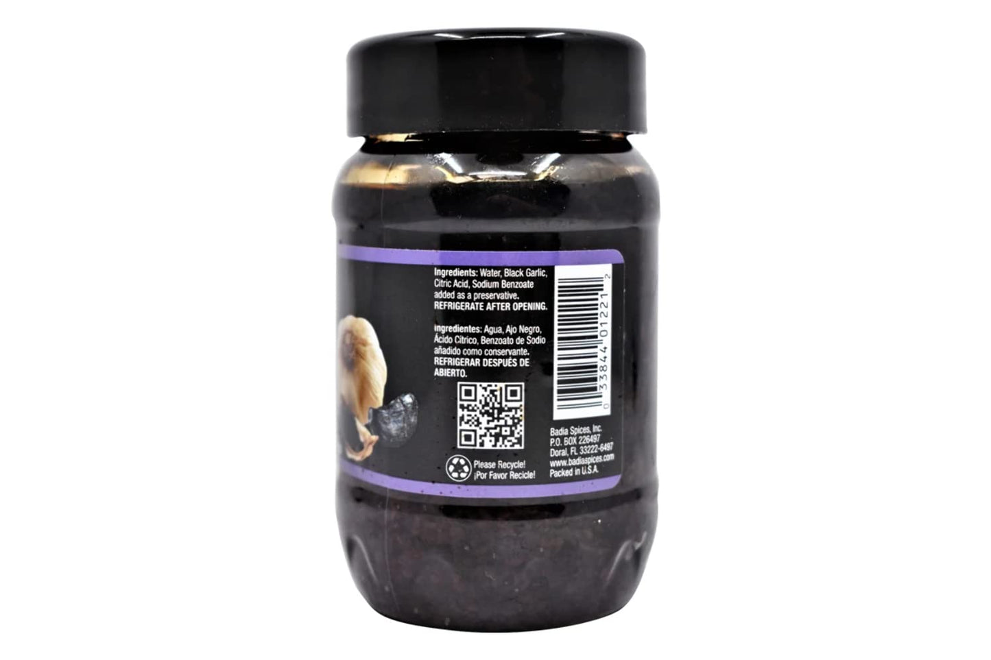 Badia Gourmet Minced Black Garlic 8 Oz, Gf Kosher