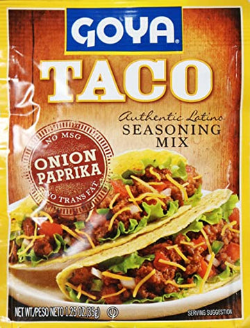Goya Foods Taco Seasoning Mix, 1.25 Ounce (Pack Of 24)