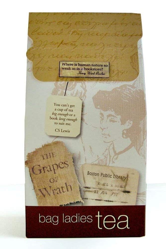 Novel Teas Book Lover'S Tea Contains 25 Teabags Individually Tagged With Literary Quotes From The World Over, Made With The Fine