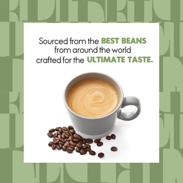 Elle Caf   Colombian K-Cup Coffee Pods - 72 Count - 100% Arabica Coffee, Flavor Medium Roast - Single-Serve Coffee Pods, Compati