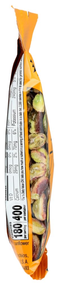 Wonderful No Shell Honey Roasted Pistachios, 2.25 Ounce - 24 Per Case.