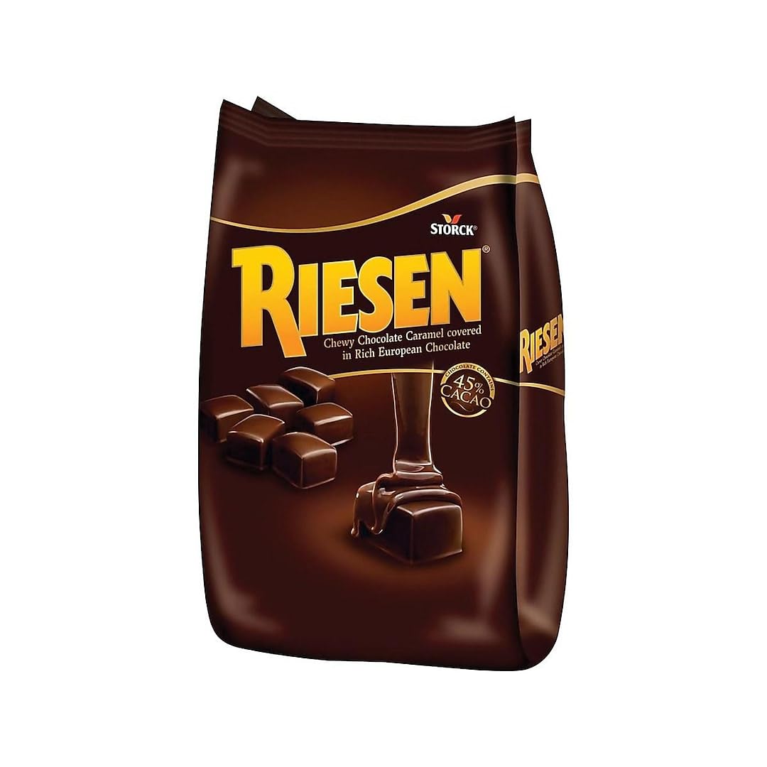 Riesen Chewy Caramel Dark Chocolate Pieces, 30 Oz. (Sul398052)
