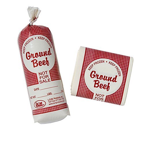 LEM 1 Ib Ground Beef Poly Bag - 25 Count