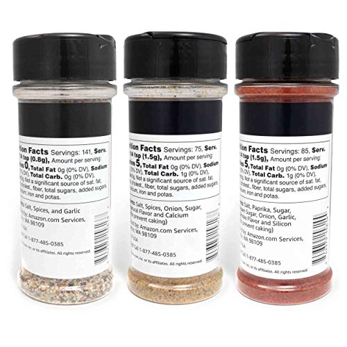 Happy Belly Grilling Spices Set - Prime Steak, Smoked BBQ, Fajita Seasoning - 4.5 Oz