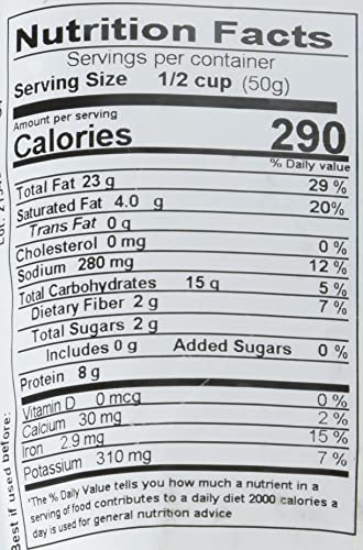 Yupik Nacho Cashews, 1 Lb, Kosher, Gluten-Free, Roasted Cashews With Vegan Cheese, Seasoned Nuts, Crunchy Savory Snack, Nacho Ch