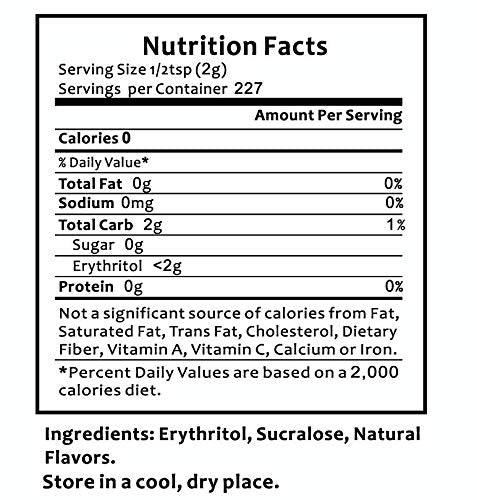 Sucralose & Erythritol Granular 1Lb from Natural Mate 3-PK