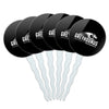 University of Indianapolis Secondary Logo Cupcake Picks Toppers Decoration Set of 6