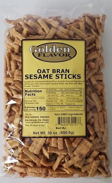 30Oz Bags Of Oat Bran Sesame Sticks (3 Pack)