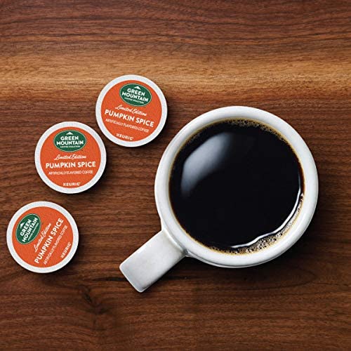 Green Mountain Coffee K-Cup, Pumpkin Spice, 24 Count, Compatible with Keurig malt-inspired, Coffee/Green