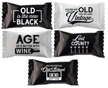 Fruidles Vintage Birthday Buttermints, Mint Candies, After Dinner Mints, Butter Mint Candy, Kosher Certified, Fat-Free, Individu