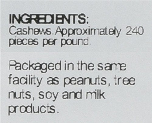 Sincerely Nuts - Raw Cashews Whole and Unsalted | Healthy Snack, Source of Protein | Keto and Paleo Friendly Gourmet Quality Veg