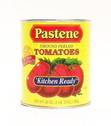 Pastene"Kitchen Ready" Ground Peeled Tomatoes - 28 Oz (6 Pack)