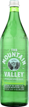 The Mountain Valley Lime Sparkling Spring Water, 1 Liter -- 12 Per Case