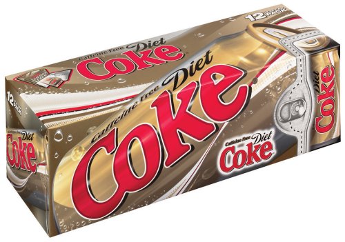 Coke Diet Caffeine Free Soda, 12 Fl Oz Can, Pack of 24
