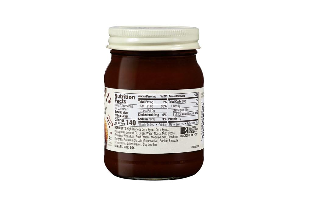 Mrs. Richardsons Hot Fudge Topping 3-Pack, Rich & Creamy Chocolate Sauce, 16 oz Jars