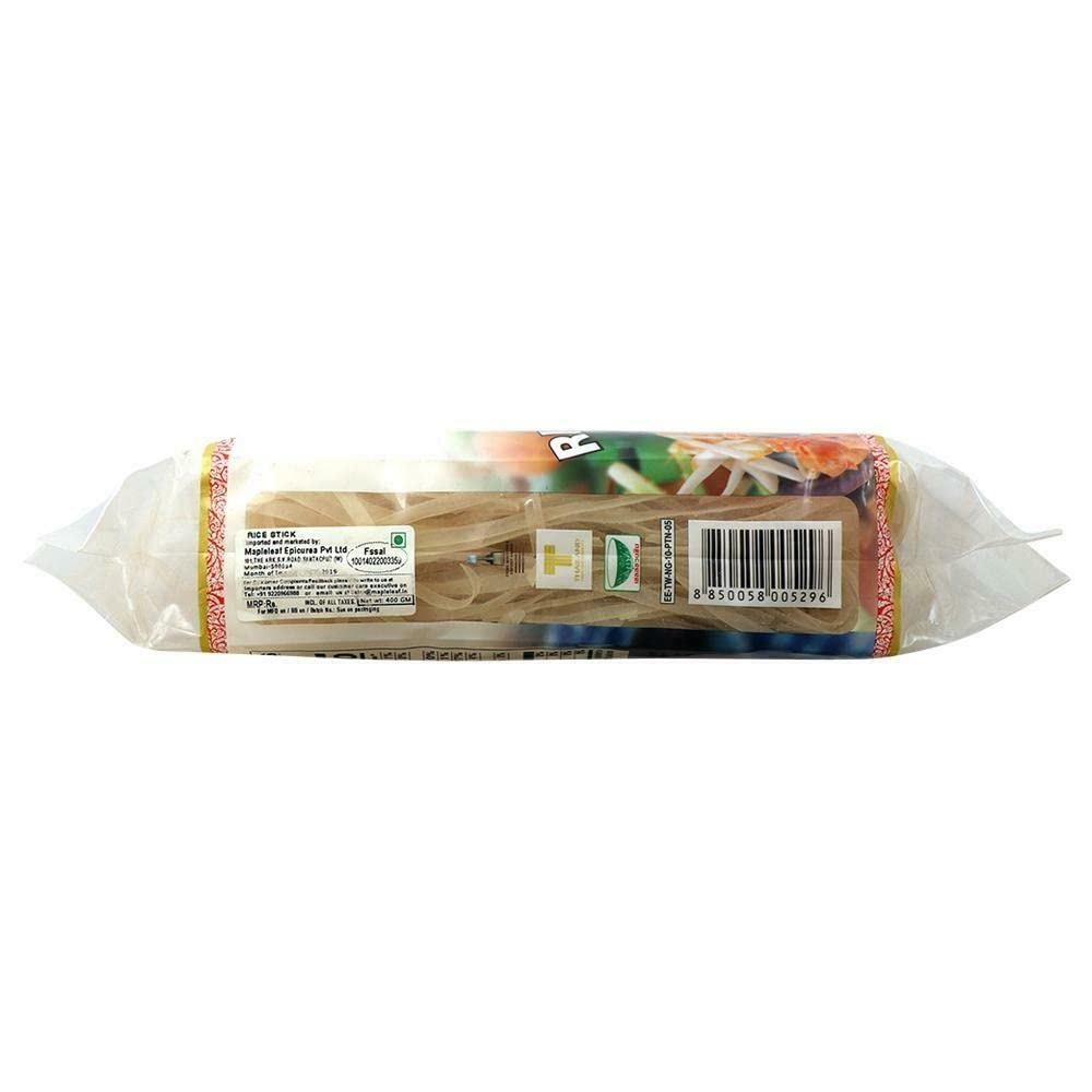 Pantai Norasingh Rice Stick 5Mm Authentic Thai Rice Noodles, 14.11 Oz 400 G