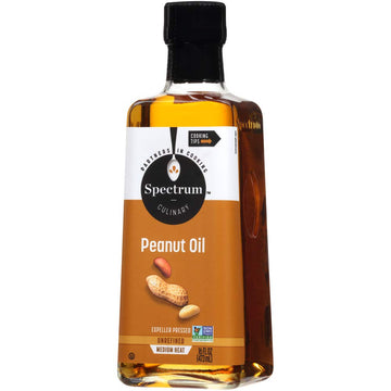 Spectrum Unrefined Peanut Oil, 16 Oz