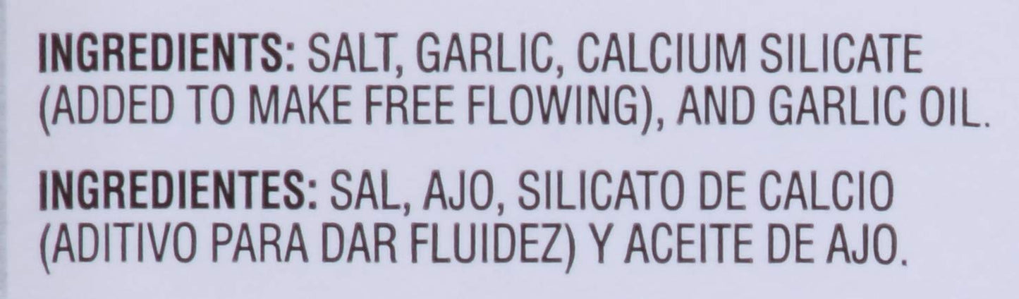 McCormick Culinary Garlic Salt Seasoning, 12 lb Container, Ideal for Soups, Breads, Vegetables, and Meats