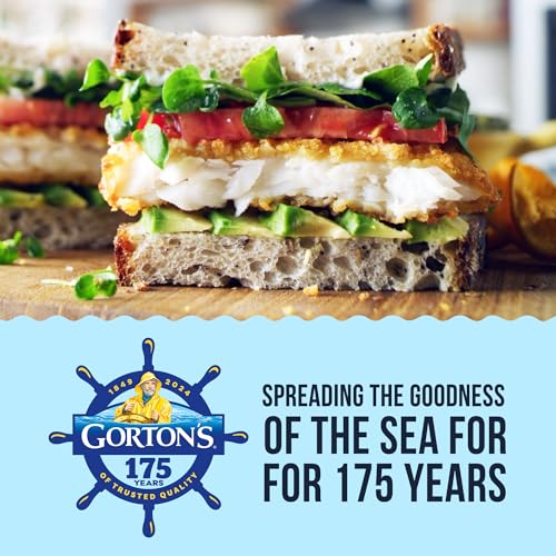 Gorton Crunchy Breaded Fish 100% Whole Fish Fillets (Not Minced), Wild Caught Alaskan Pollock With Crunchy Panko Breadcrumbs, Fr