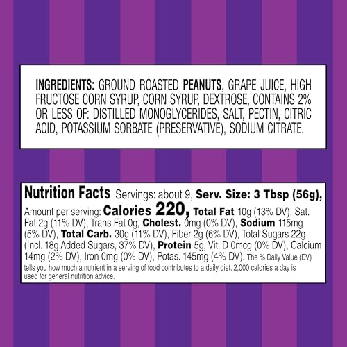 Smucker's Goober Peanut Butter and Grape Jelly Stripes, 18 Ounces