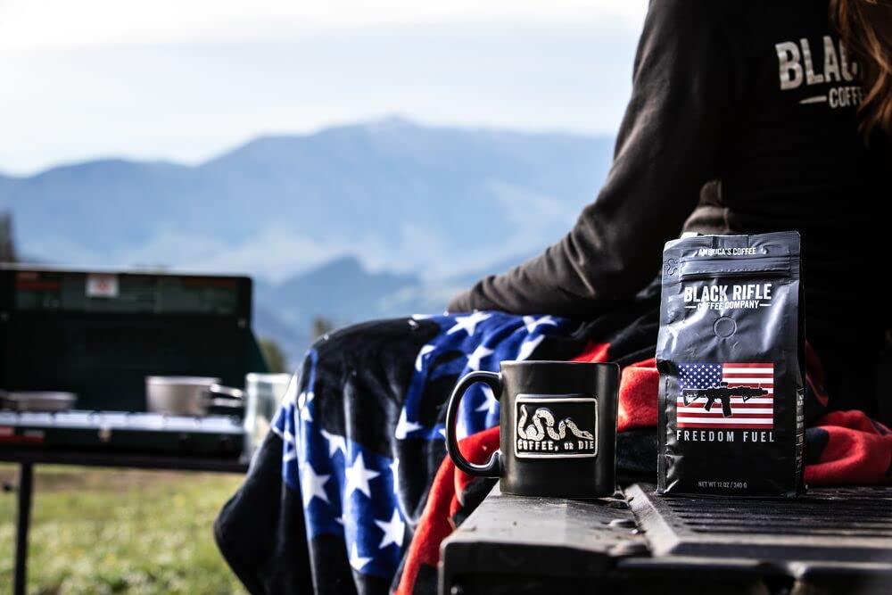 Black Coffee Company Freedom Fuel Dark Roast Ground Coffee 12 OZ Bag