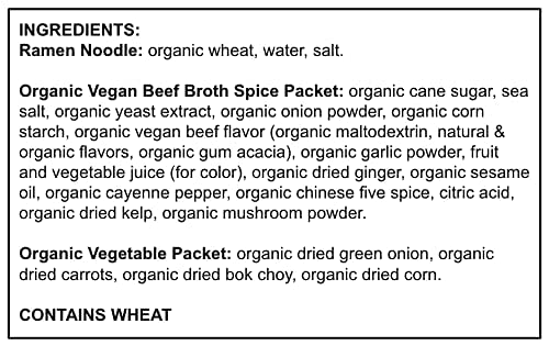 Ocean's Halo, Organic Beef Flavor Big Noodle Bowl, 4.02 Ounce