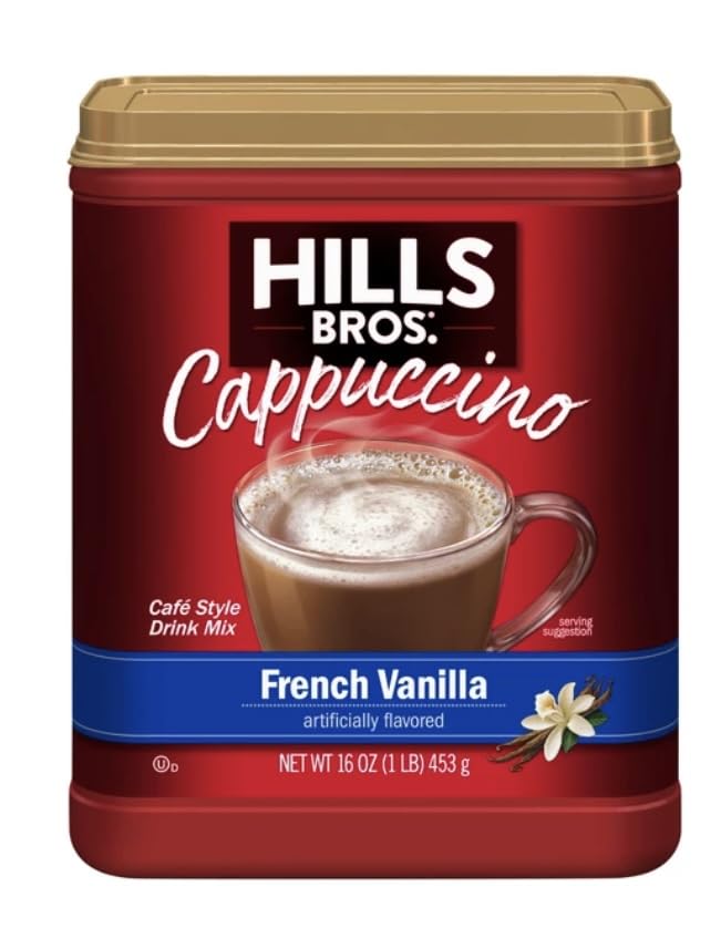 Hills Bros. Flavor Coffee (French Vanilla, 16 Ounce (Pack of 2)