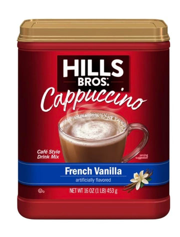 Hills Bros. Flavor Coffee (French Vanilla, 16 Ounce (Pack of 2)