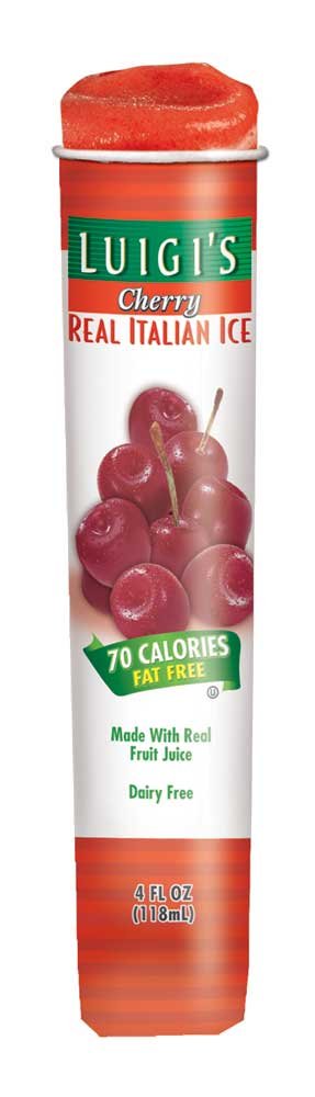 Luigis Real Italian Ice Cherry Squeeze Tube, 4 Ounce -- 24 Per Case.