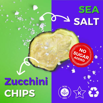 Baked Zucchini Chips, Oven Baked No Oil Added, Vegetable Crisps, No Sugar Added Gluten Free Healthy Snack, Vegan, Veggie Snack P