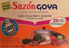 Goya Sazon Con Culantro Y Achiote 6.33Oz Jumbo Pack-( 2 Pack Super Saver ) Low Sodium Seasoning
