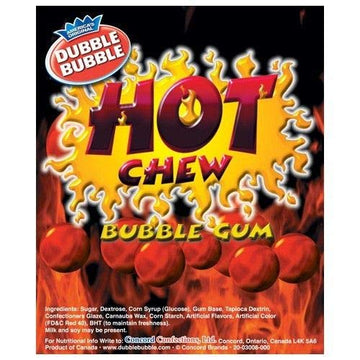 Sweetgourmet Hot Chew Cinnamon Bubble Gum Balls | 5 Pounds