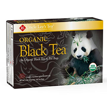 Uncle Lee'S Tea Organic Black Tea - Premium Tea, Full-Bodied, Caffeinated Coffee Alternative, Robust Black Tea Bags, Individuall